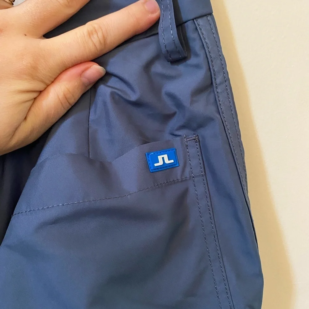 J.Lindeberg Men’s Blue Rain Pants Waterproof Regular Fit Size 30 32